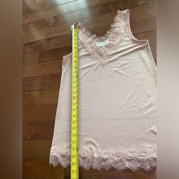 Rosemunde Bra Friendly V-Neck Tank Top with Lace womens sz 2 - Picture 2 of 8